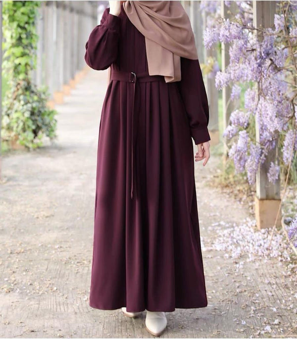 LUXE MEHRAB ABAYA WITH STYLISH BELT & STROLLER