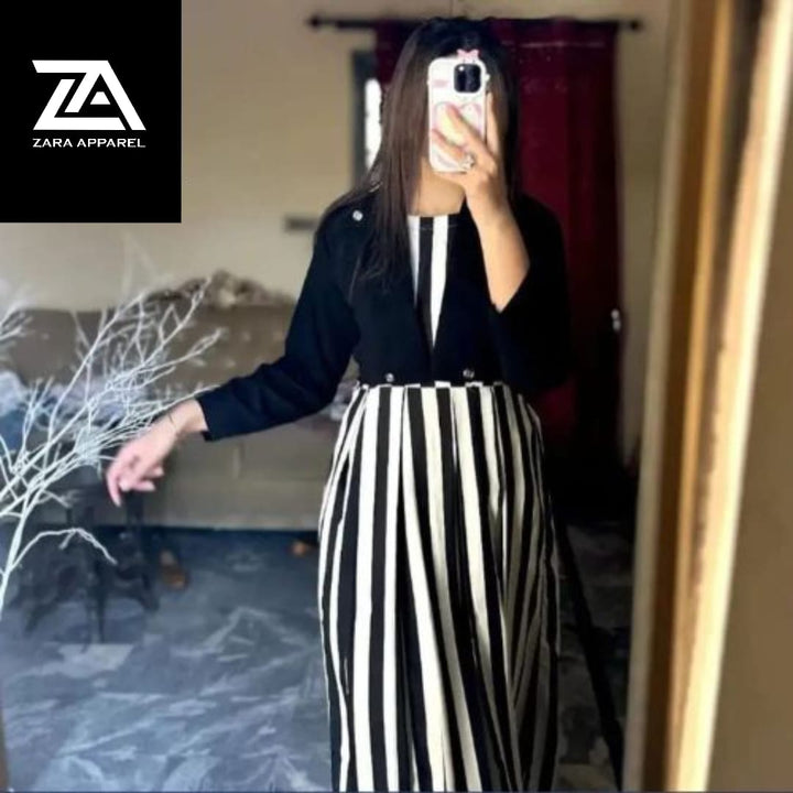 LVY 2-Piece Western Set – Zebra Print - Zara Apparel