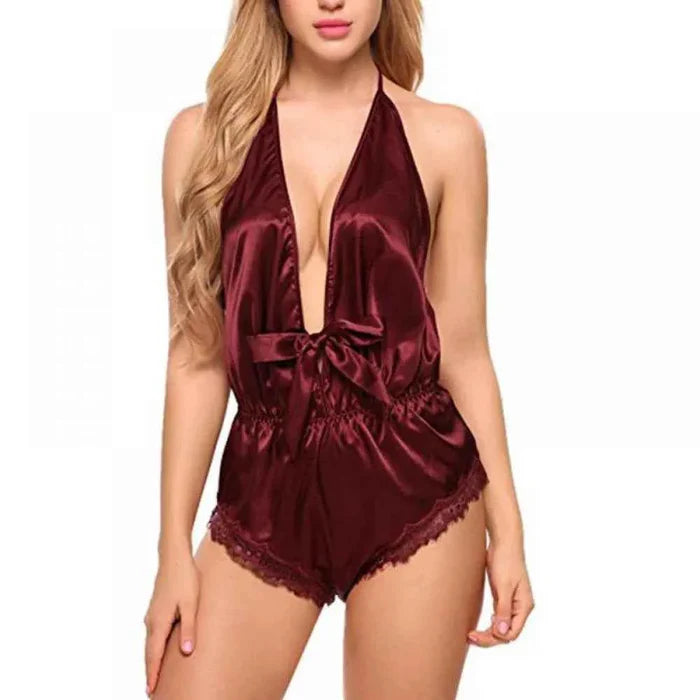 Women’s Deep V Adjustable Bodysuit Lingerie - Zara Apparel