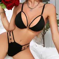 Heart Ring Cutout Lingerie Set – Bold & Sultry (No: 68214) - Zara Apparel