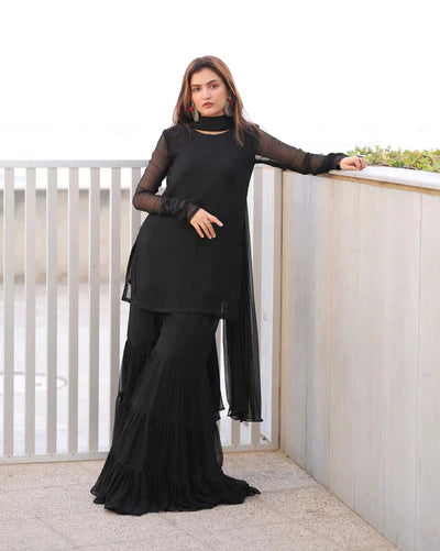 Hira Faisal Signature Garara Style – 3 Pieces - Zara Apparel