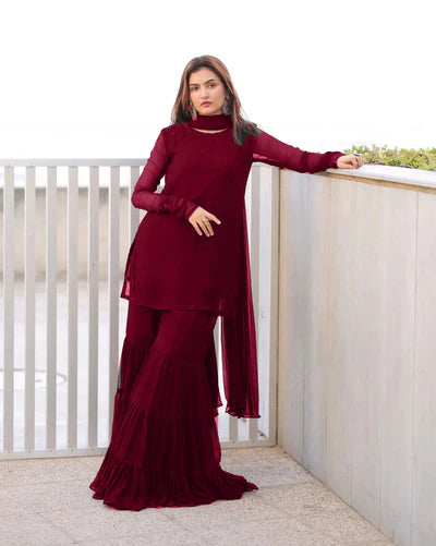 Hira Faisal Signature Garara Style – 3 Pieces - Zara Apparel